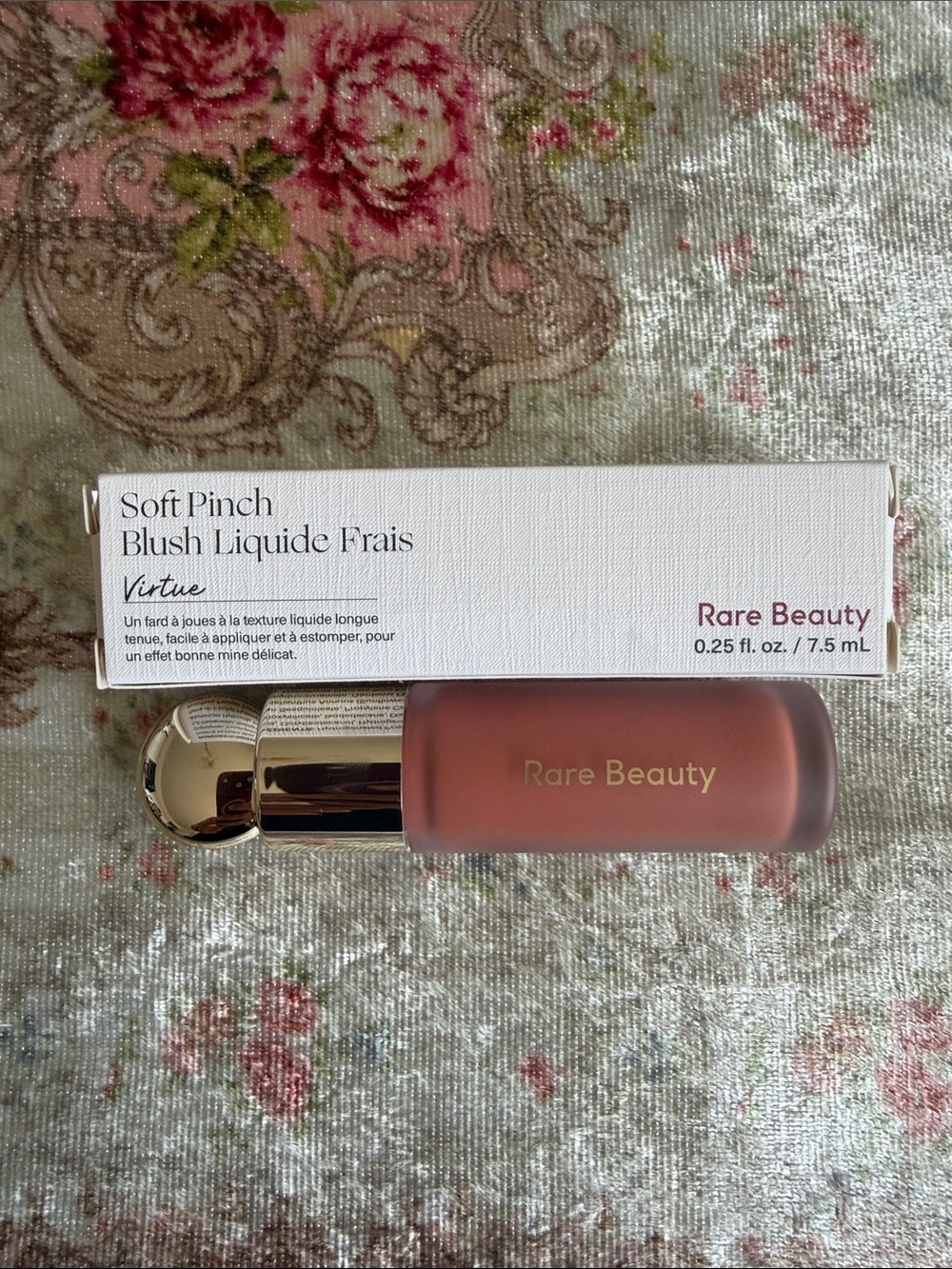 Rare Beauty|Soft Pinch Liquid Blush|Virtue (warm rose-pink)NIB